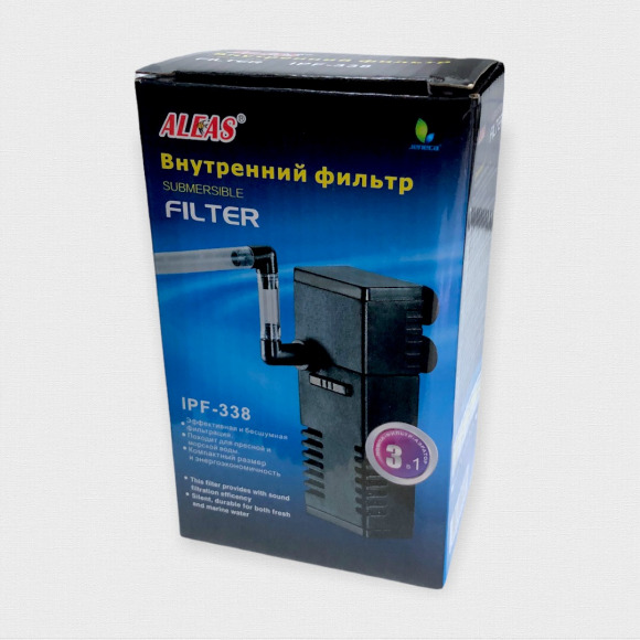 Фильтр внутренний с флейтой для аэрации Aleas IPF 338, 5Вт, 300л/ч