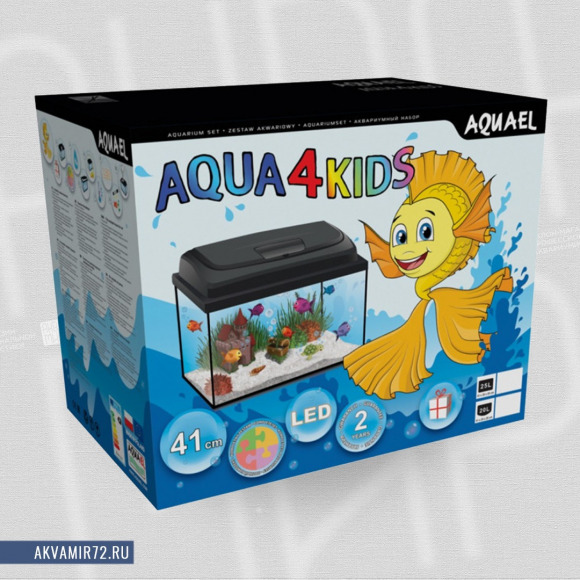 Аквариум Aquael AQUA4 KIDS 40 [ПРЯМОЙ] D&N