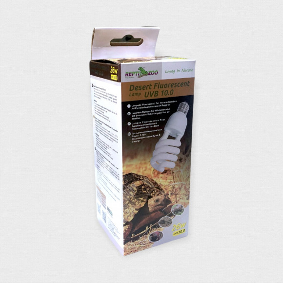 Лампа ReptiZoo УФ Compact Desert 10.0 CT1026, 26Вт