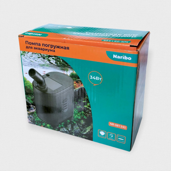 Помпа погружная Naribo 34Вт, 1830л/ч, h=2.2м