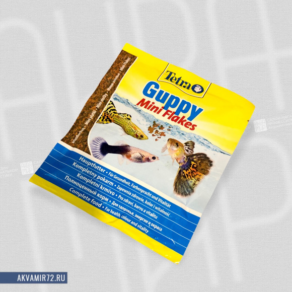 Корм для гуппи Tetra Guppy [хлопья] 12гр