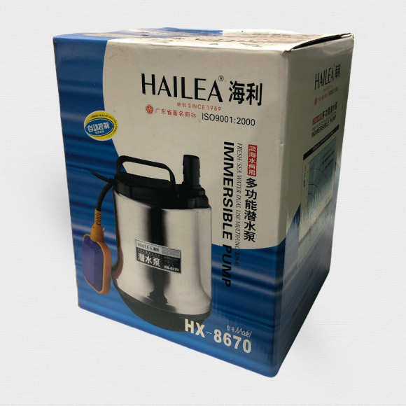 Помпа погружная нержавеющий корпус Hailea HX-8670 240Вт, 7000л/ч, h=6.1м