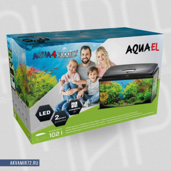 Аквариум Aquael AQUA4 FAMILY 80 [фигурный]