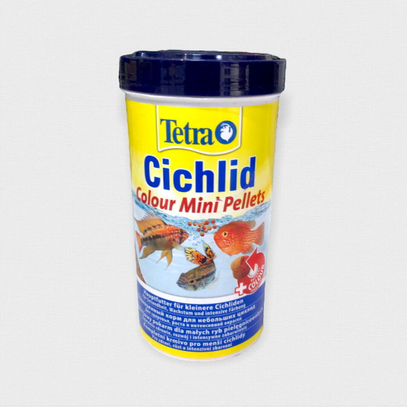 Корм для рыб Tetra Cichlid Colour Mini [плавающие шарики] 500мл