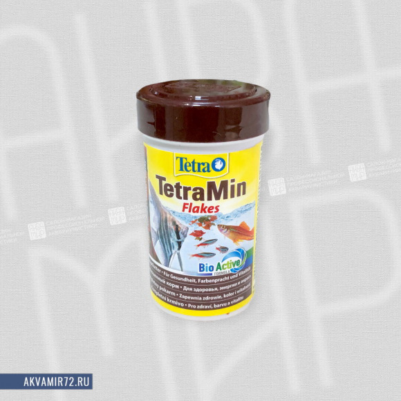Корм для рыб Tetra Min Flakes [хлопья] 100мл