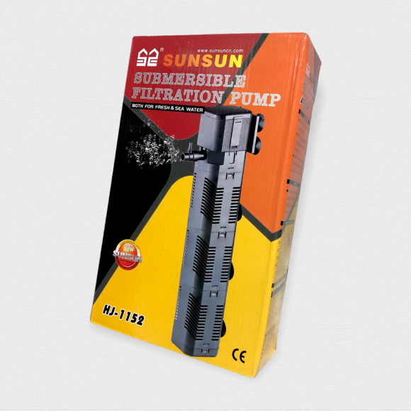 Фильтр внутренний с поворотной дождевой флейтой SunSun HJ 1152 [3 картриджа с губкой] 22Вт, 1200л/ч