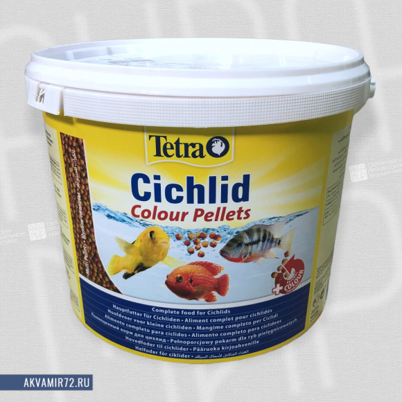 Корм для рыб Tetra Cichlid Colour 10л