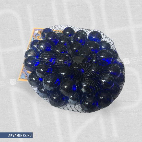 Стеклянные шарики Марблс Blumentag 16мм (темно-синие) Стеклянные шарики Марблс Blumentag 16мм (темно-синие)